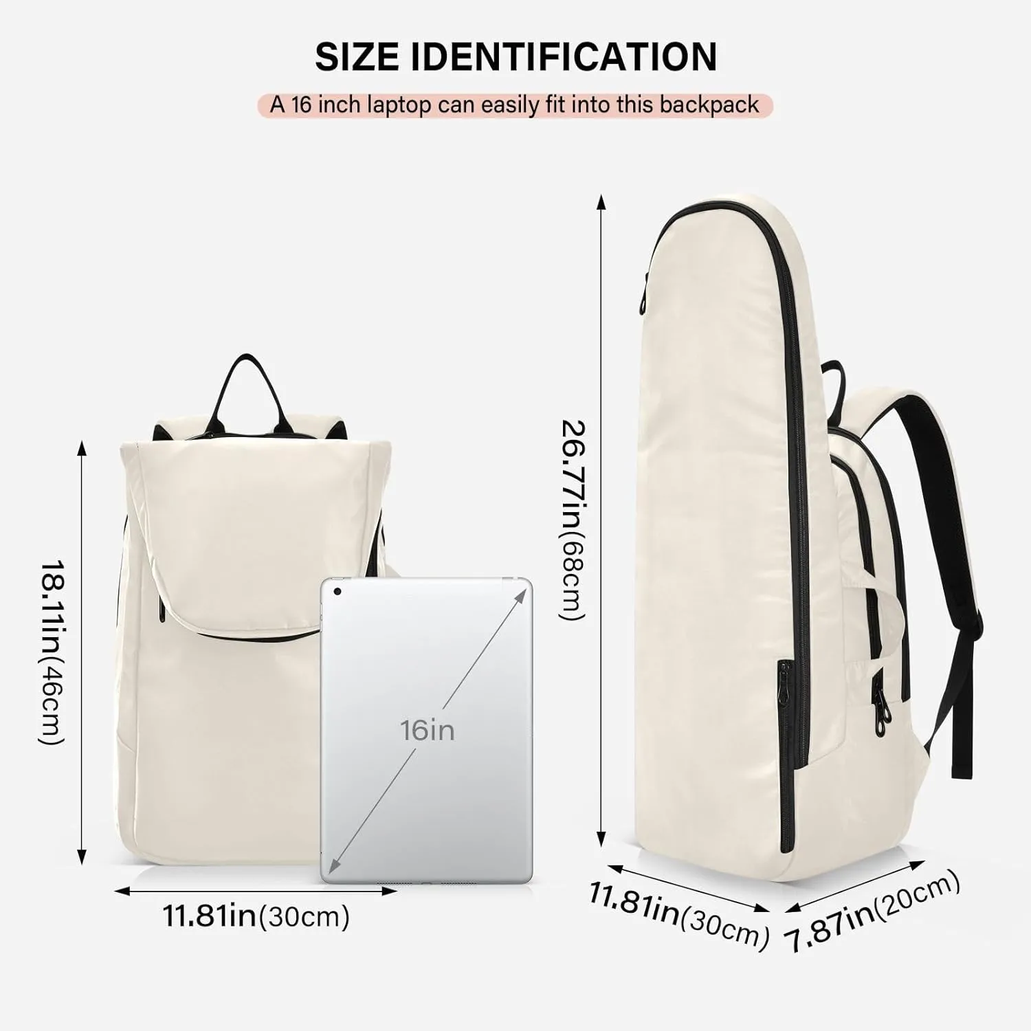 MCHIVER Tennis Bags for Men Women Tennis Backpack Hold 2 Rackets Pickleball Padel Bags 11.81 * 7.87 * 17.11in