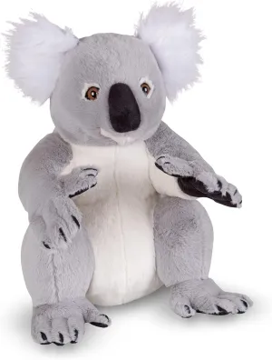 Melissa & Doug Lifelike Plush Koala Stuffed Animal (13.5W x 14H x 12D in)