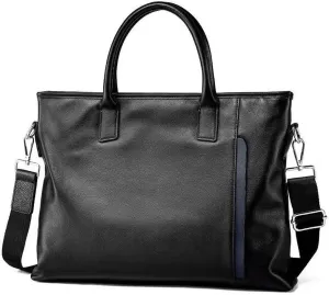 Men Bag Genuine Leather Handbag Male Travel Shoulder Bag for Men Office Briefcase