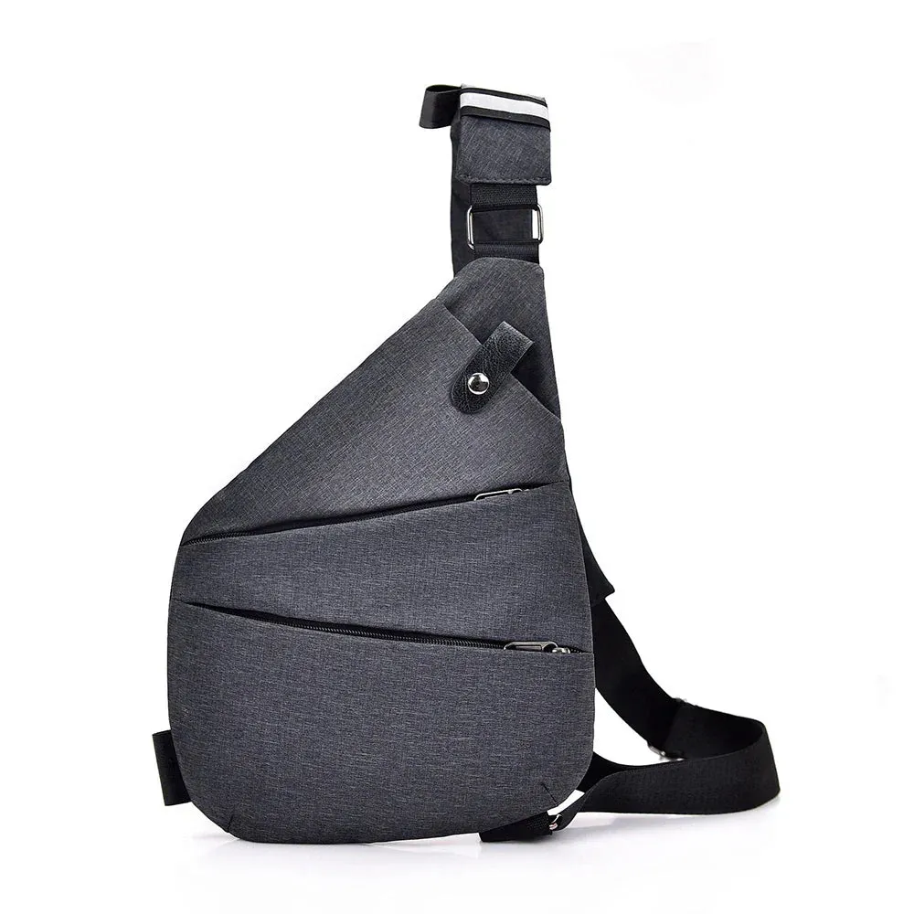 Men Ultra Thin Anti-Theft Small Chest Bag Cross Body Bags Male One Shoulder Sling Bag For Travel Boy Sports Bag