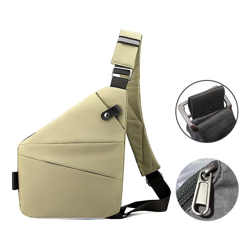 Men Ultra Thin Anti-Theft Small Chest Bag Cross Body Bags Male One Shoulder Sling Bag For Travel Boy Sports Bag