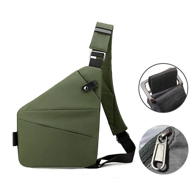 Men Ultra Thin Anti-Theft Small Chest Bag Cross Body Bags Male One Shoulder Sling Bag For Travel Boy Sports Bag