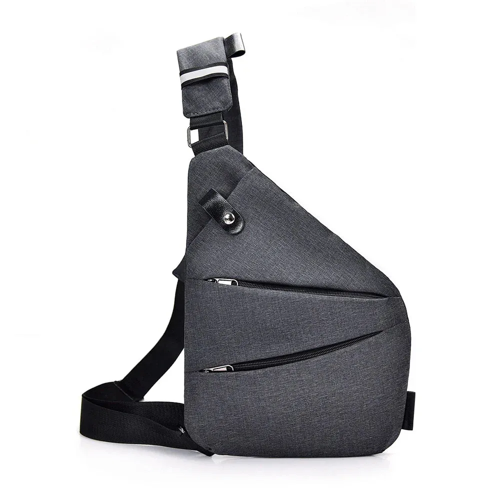 Men Ultra Thin Anti-Theft Small Chest Bag Cross Body Bags Male One Shoulder Sling Bag For Travel Boy Sports Bag