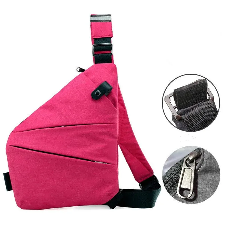 Men Ultra Thin Anti-Theft Small Chest Bag Cross Body Bags Male One Shoulder Sling Bag For Travel Boy Sports Bag