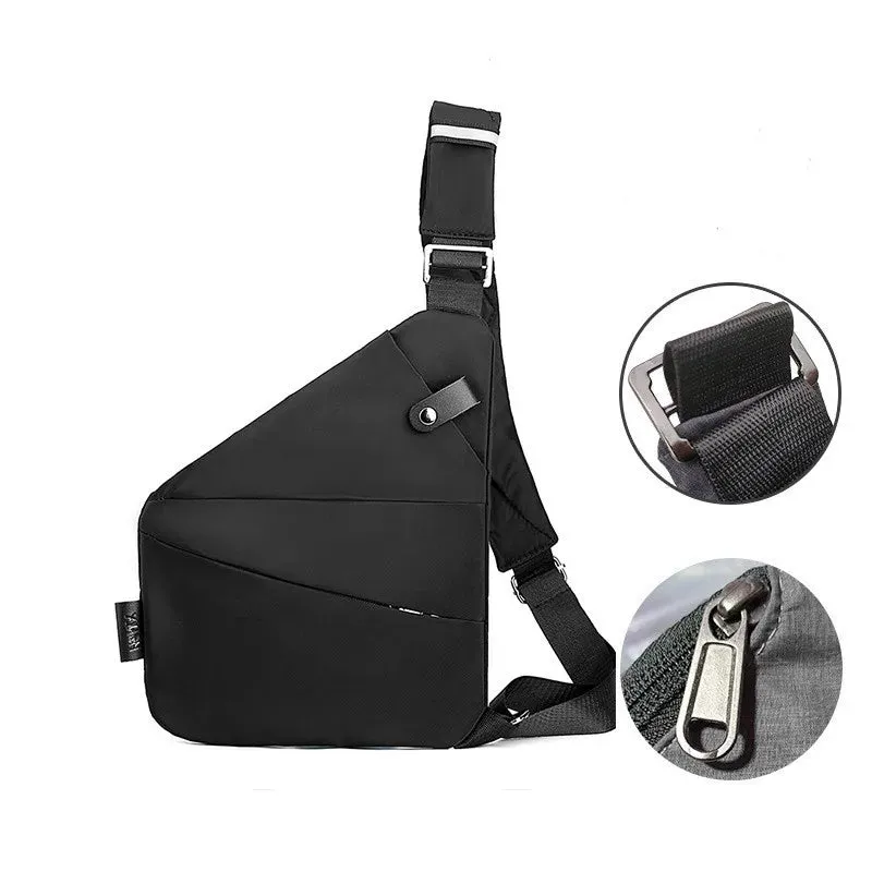 Men Ultra Thin Anti-Theft Small Chest Bag Cross Body Bags Male One Shoulder Sling Bag For Travel Boy Sports Bag