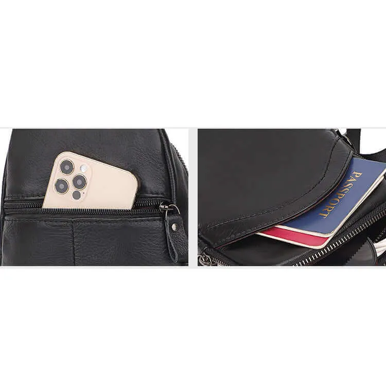 Men's Black Leather Crossbody Sling Bag | Stylish & Functional