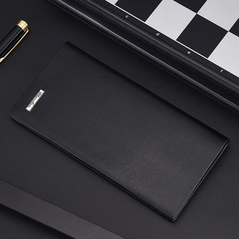 Men's Fashion Korean Long Green Personalized Simple Men's Wallets