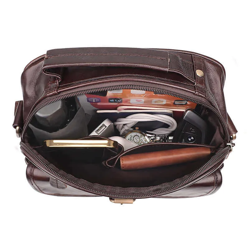 Men's Leather Crossbody Bag NZ