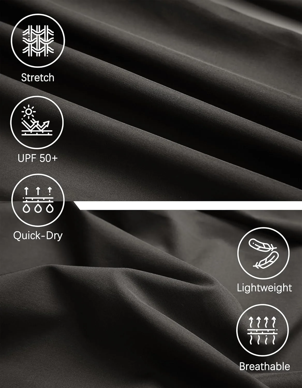 Men's Lightweight Quick Dry Hiking Running Pants Outdoor Sports Breathable Zipper Pockets Athletic Work Pants