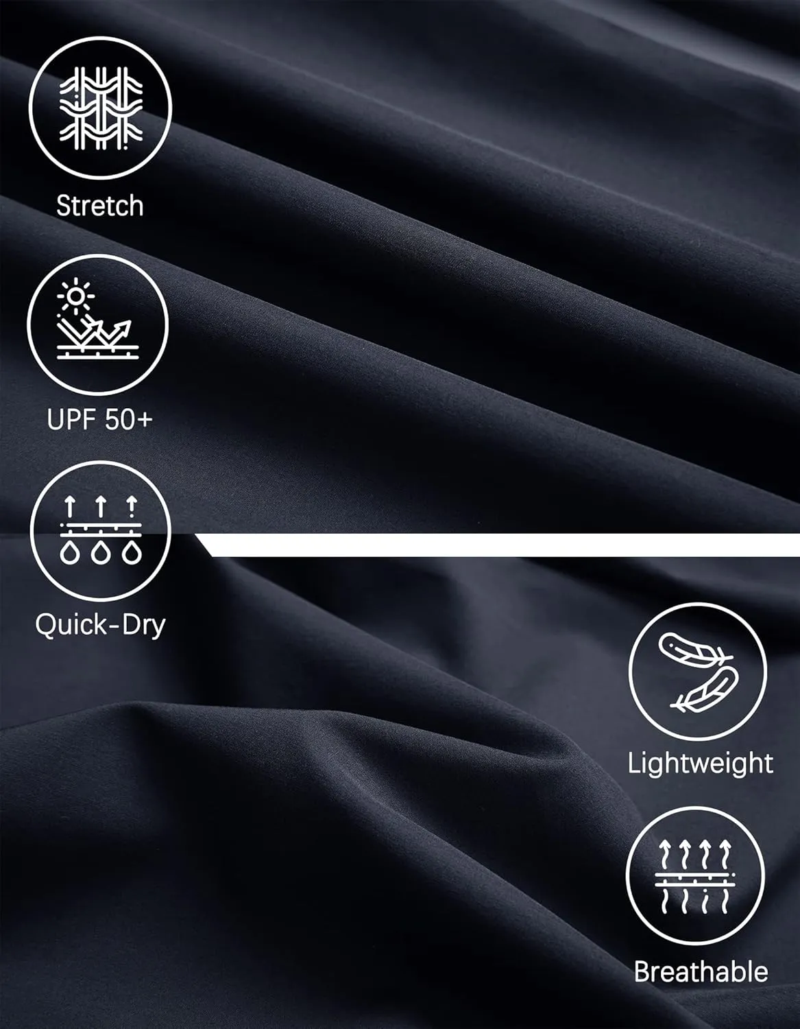 Men's Lightweight Quick Dry Hiking Running Pants Outdoor Sports Breathable Zipper Pockets Athletic Work Pants