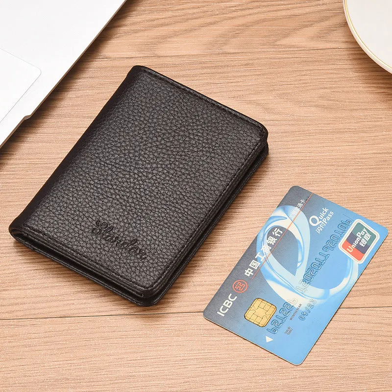 Men's Pattern Short Vertical Fashion Simple Korean Men's Wallets