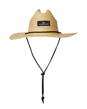 Mens Pierside Packable Lifeguard Straw Hat