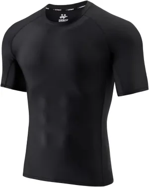 Men's Rash Guard T-Shirts UPF 50  Baselayer Short Sleeve Skins Compression Performance Fit Tee