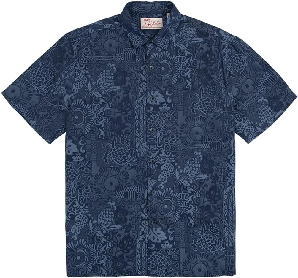 Men's Short Sleeve Button Up Apana Shirt