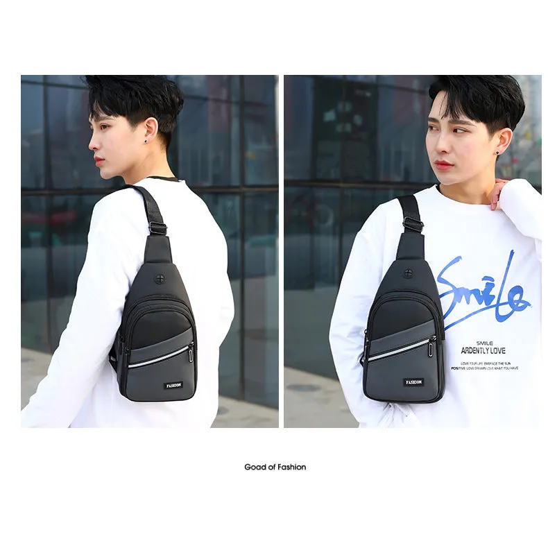 Men's Simple Business Fashion Biking Mountain Climbing Men's Chest Bags