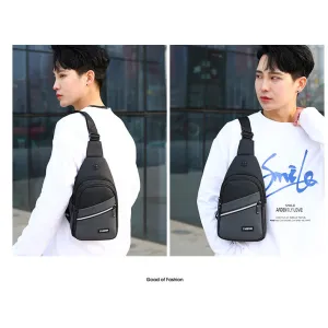 Men's Simple Business Fashion Biking Mountain Climbing Men's Chest Bags