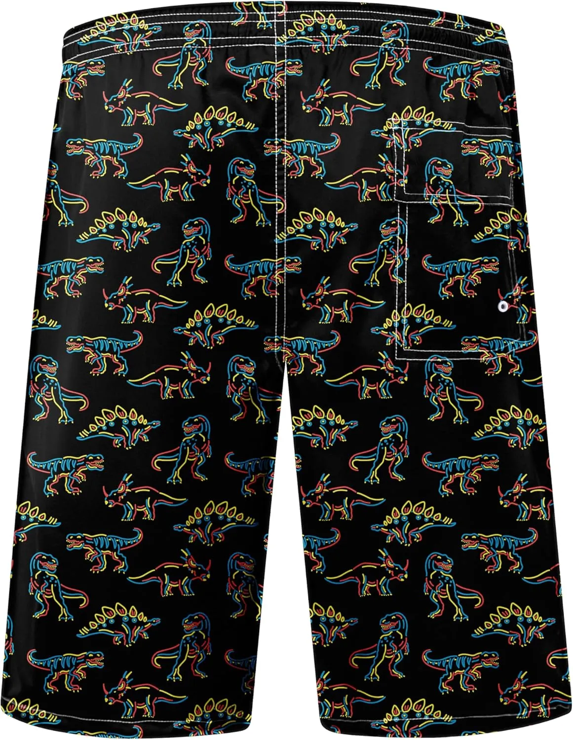 Mens Swim Trunks Quick Dry Board Shorts with Mesh Lining, Breathable Fit Hawaii Beach Shorts Swimwear Bathing Suits