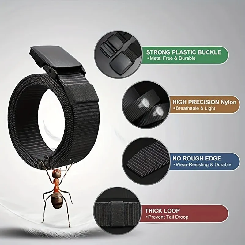 Men's Tactical Belt Quick Release Durable Nylon Breathable Weave