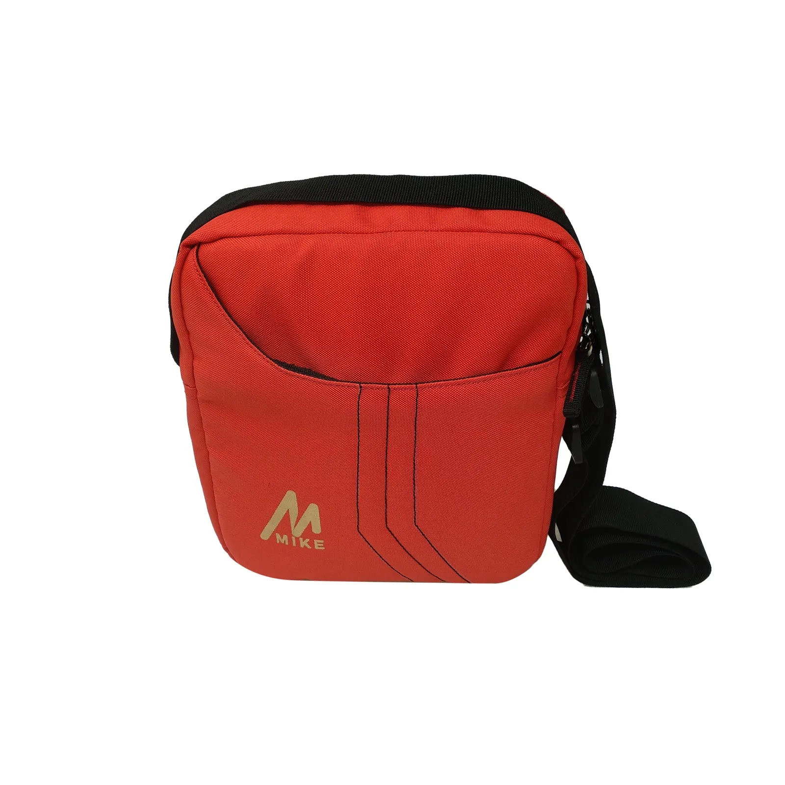Mike Solid Messenger Bag -  Red