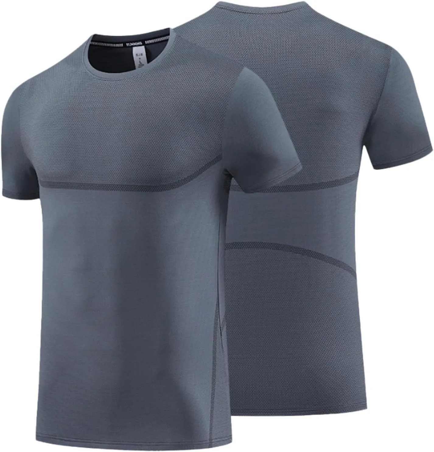 Moisture Wicking Shirts for Men Workout Running Shirt Quick Dry Sports Gym Athletic Short Sleeve Tee Tops Breathable