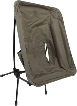 Moon Chair Folding Lightweight Aluminum Alloy and Oxford Cloth Low Back Camping Chair for Outdoor Beach Fishing (Green)