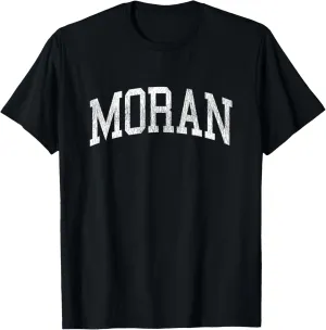 Moran Kansas KS Vintage Athletic Sports Design T-Shirt