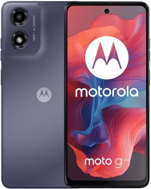 Motorola Moto G04 XT2421-2 (Dual Sim) Factory GSM Unlocked | 4 128GB | 6.56" 90Hz LCD Display | 16MP Camera | International Model - (Black)
