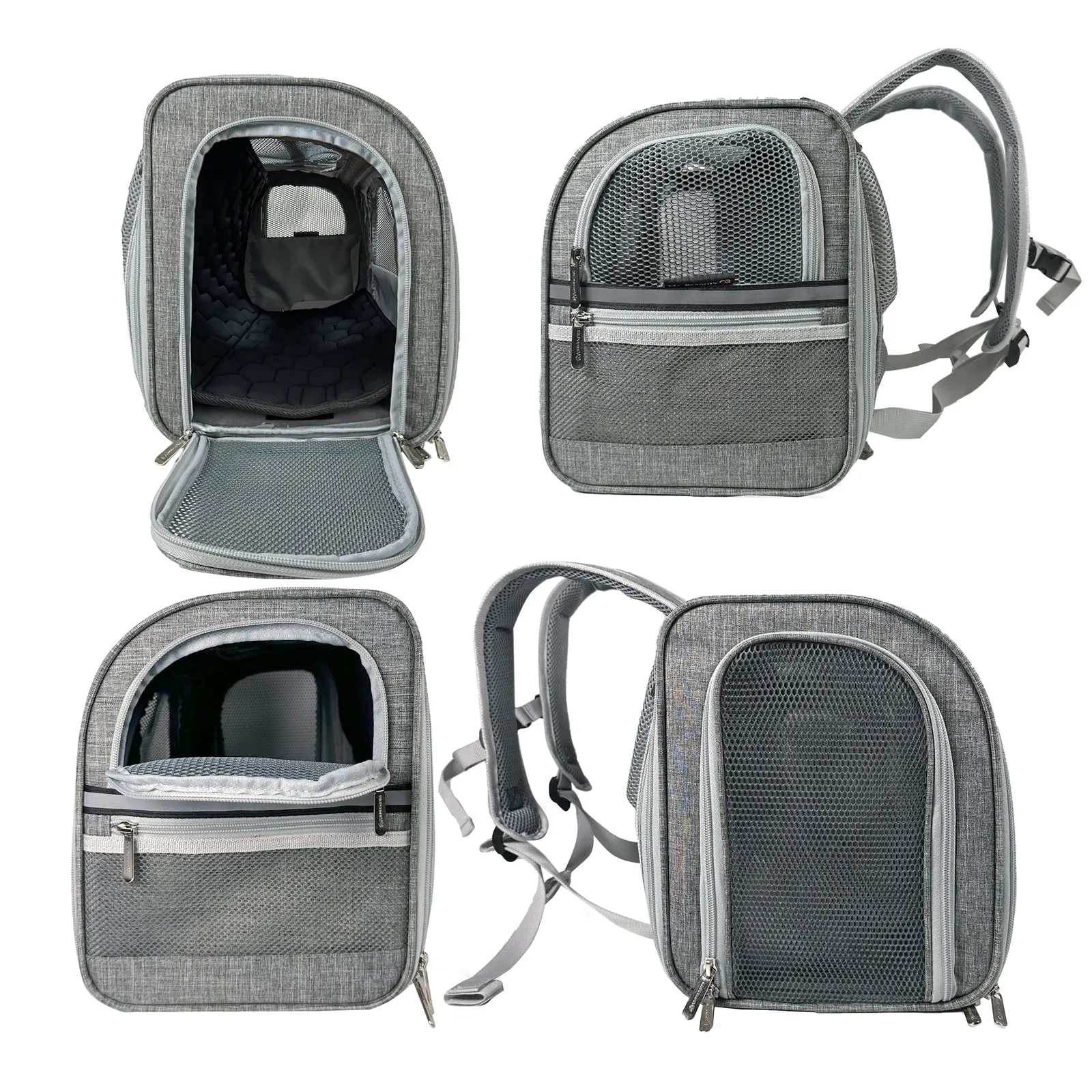 Mr. Peanut's Monterey Series Airline Compliant Horizontal Backpack Pet Carrier