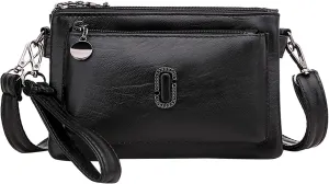 Multi Layer Small Bag Women'S Bag All Pu Leather Simple Shoulder Messenger Bag Fashion Mobile Phone Computer