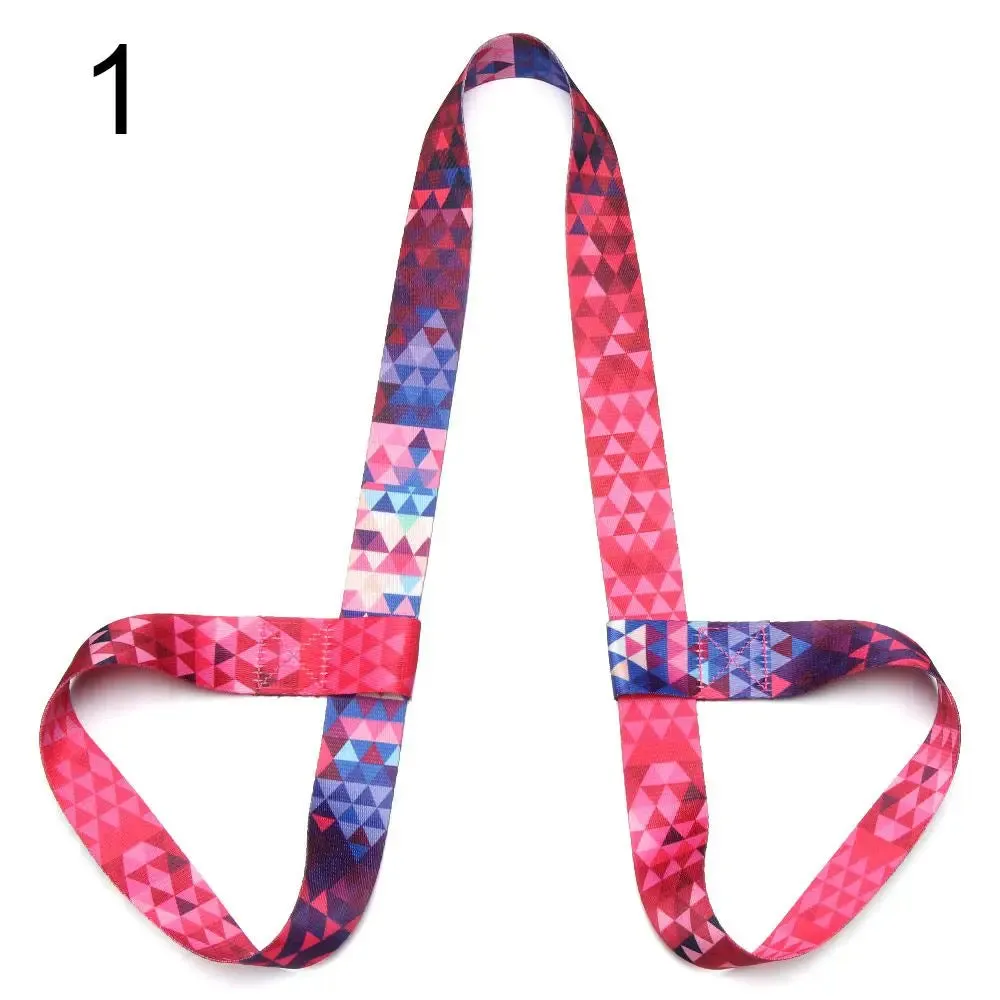 Multicolor Adjustable Sports Accessories Fitness Carry Straps Sport Sling Shoulder Yoga Belt Yoga Mat Strap Belts
