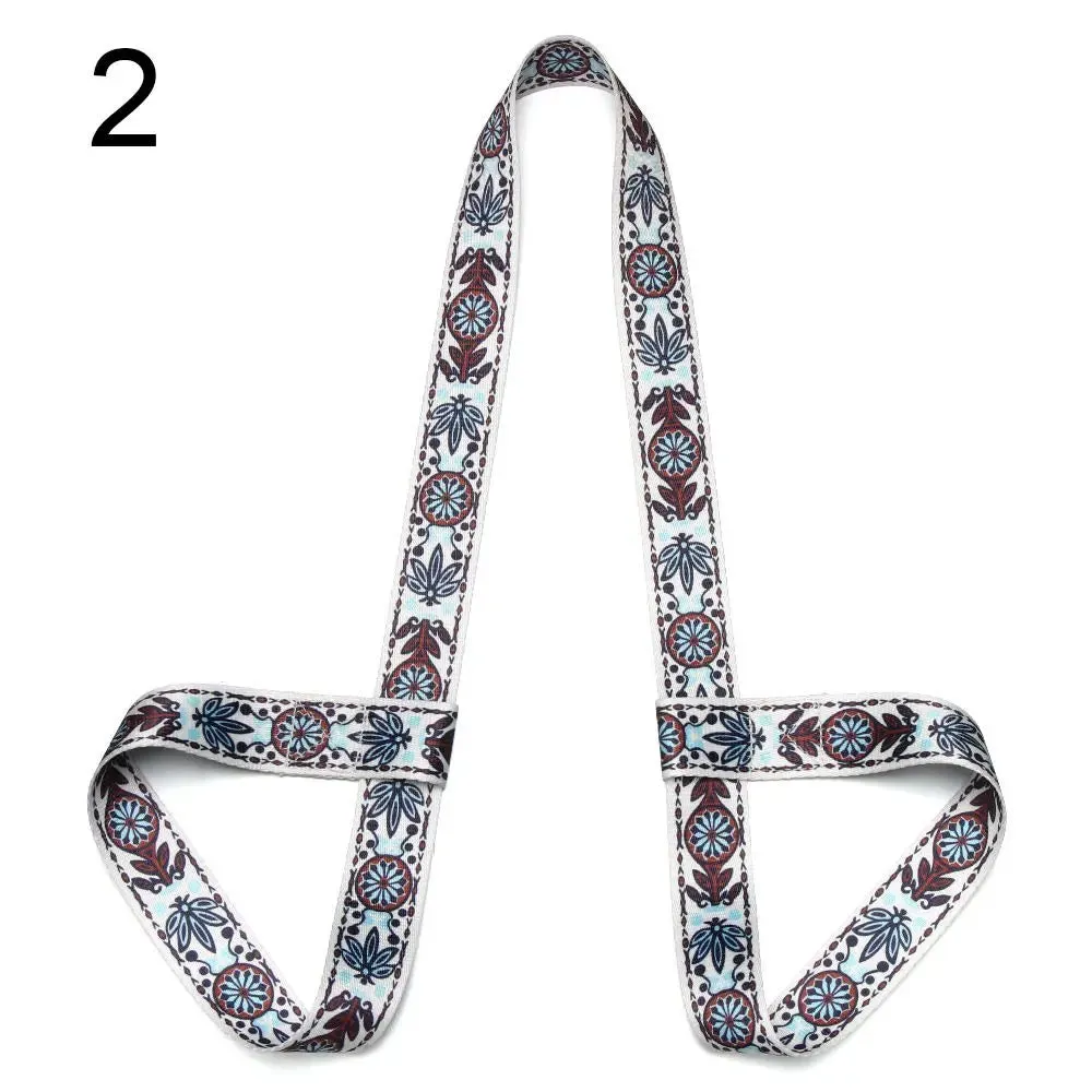 Multicolor Adjustable Sports Accessories Fitness Carry Straps Sport Sling Shoulder Yoga Belt Yoga Mat Strap Belts