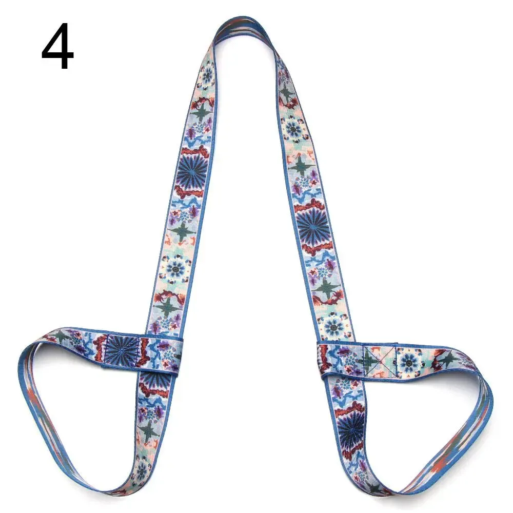 Multicolor Adjustable Sports Accessories Fitness Carry Straps Sport Sling Shoulder Yoga Belt Yoga Mat Strap Belts