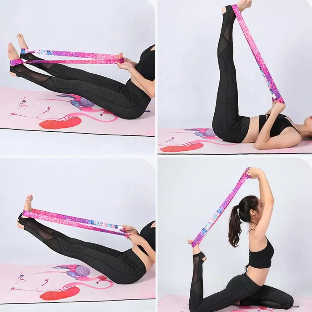 Multicolor Adjustable Sports Accessories Fitness Carry Straps Sport Sling Shoulder Yoga Belt Yoga Mat Strap Belts