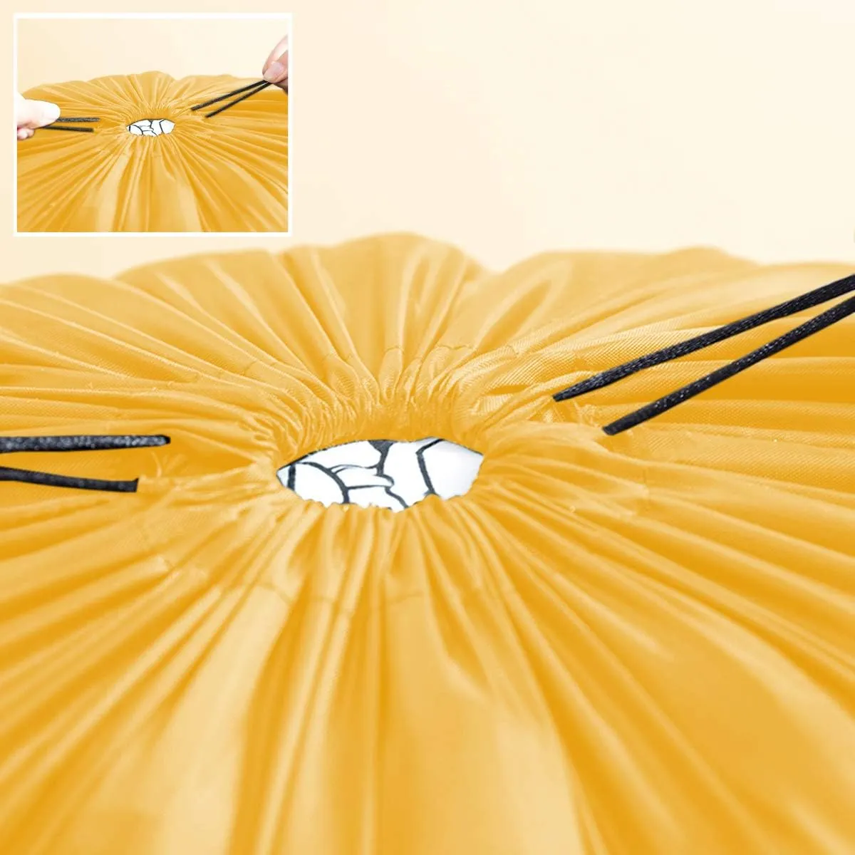 Multipurpose Extra Large Laundry Bag Storage Bag (37"x47", Yellow)