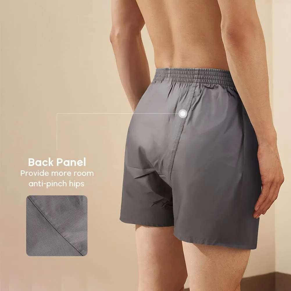 Natural Feelings Classic Boxers Shorts Cotton Woven Mens Underwear Boxers Pack