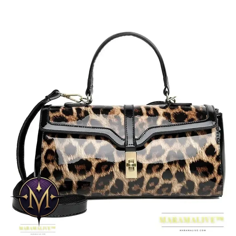 New Arrivals Luxury Women Bag Patent Leather Floral Ladies Totes High-quality Fashionable Large Capacity Women's Crossbody Bags