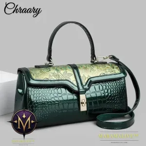 New Arrivals Luxury Women Bag Patent Leather Floral Ladies Totes High-quality Fashionable Large Capacity Women's Crossbody Bags
