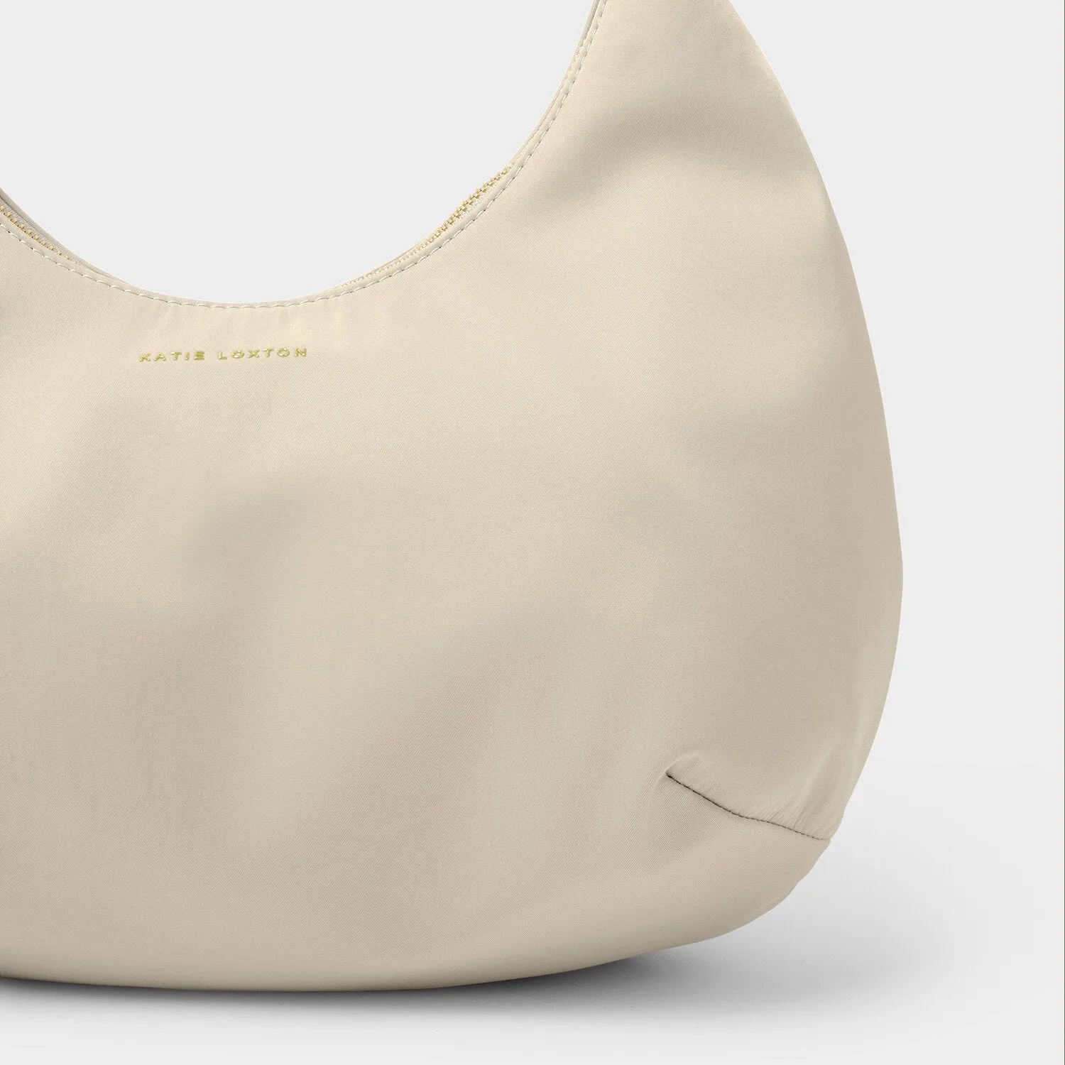 NEW SEASON - Katie Loxton - Nylon-Luxe Sling Shoulder Bag | Chalk