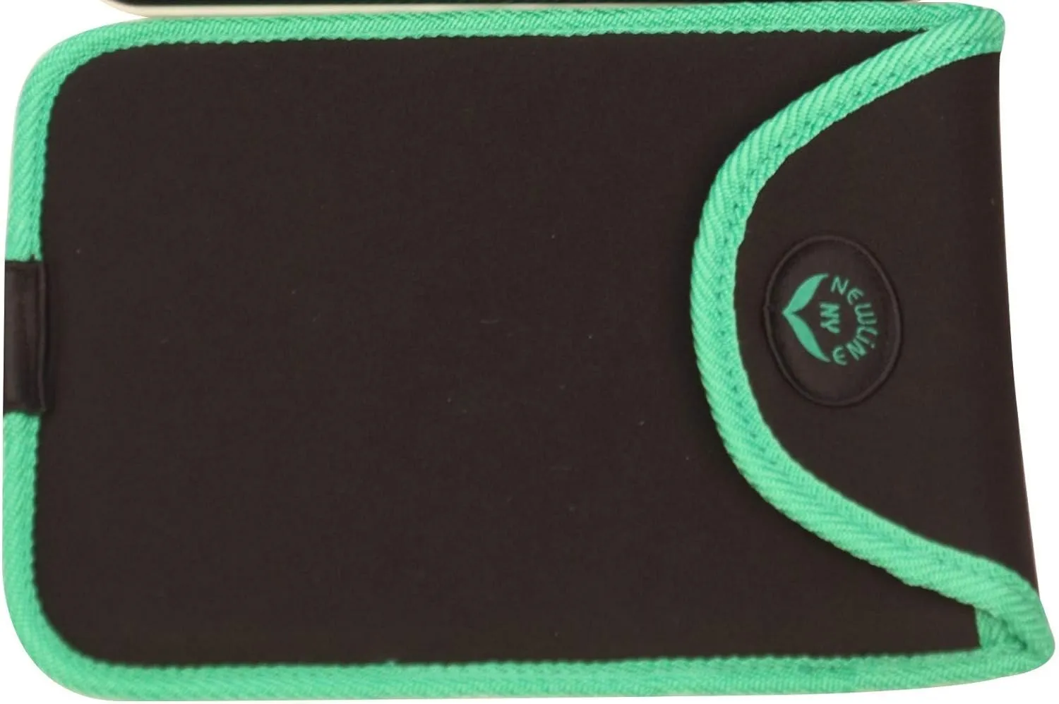 NewlineNY Travel Scale Protection Sleeve - Small Size for Super Mini Scales - SBB0638SM Series Green Edges (Case Cover only, no Scale) - 9" L x 6" W x 0.3" H
