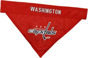 NHL Washington Capitals Bandana for Dogs & Cats, Small/Medium. - Cute & Stylish Bandana! The Perfect Hockey Fan Scarf Bandana, Great for Birthdays Or Any Party!