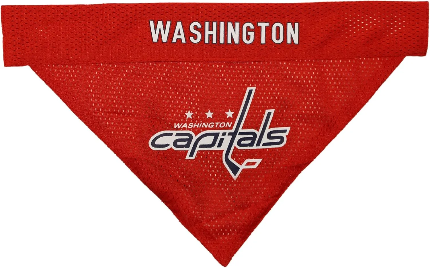 NHL Washington Capitals Bandana for Dogs & Cats, Small/Medium. - Cute & Stylish Bandana! The Perfect Hockey Fan Scarf Bandana, Great for Birthdays Or Any Party!