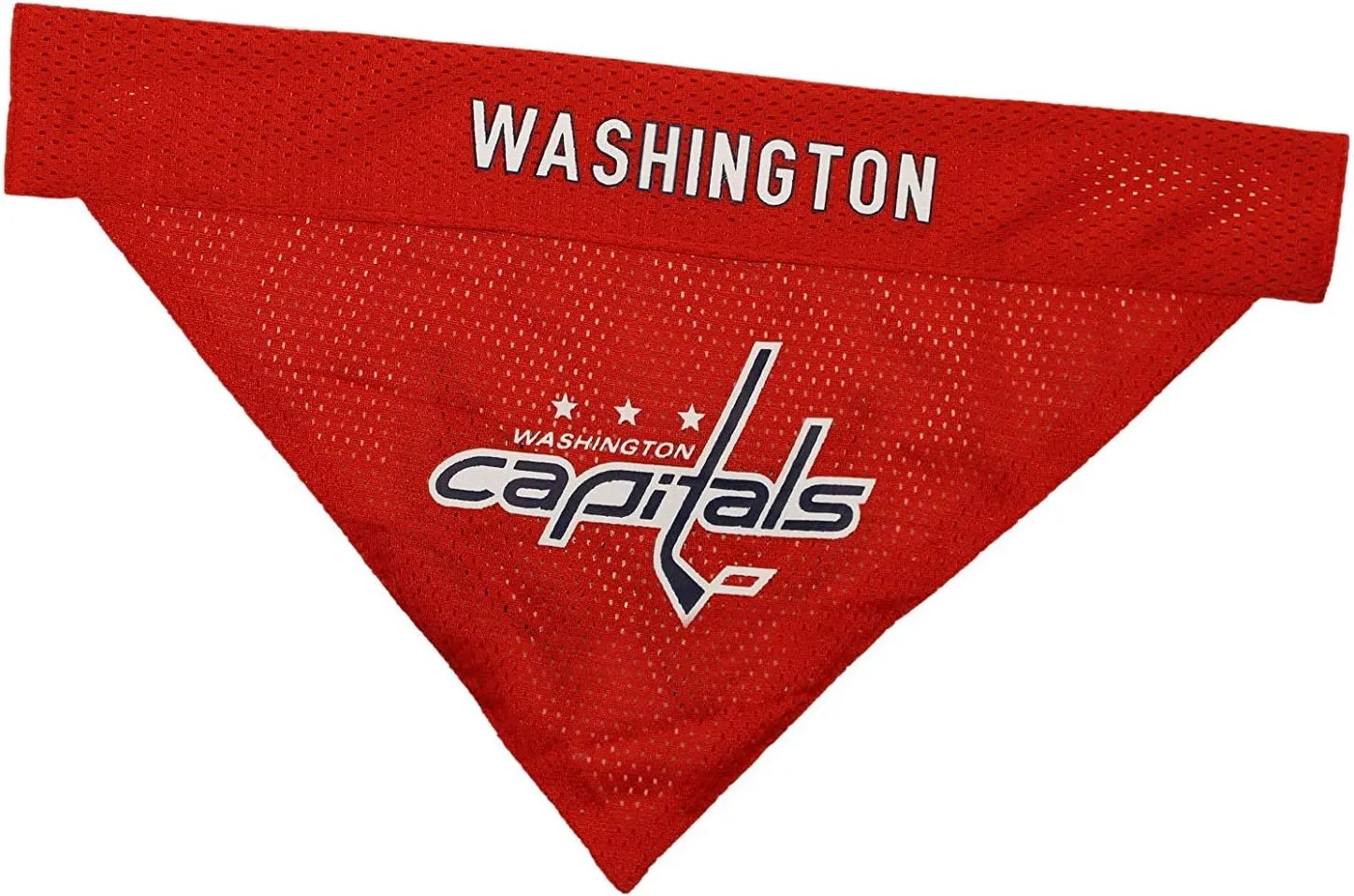 NHL Washington Capitals Bandana for Dogs & Cats, Small/Medium. - Cute & Stylish Bandana! The Perfect Hockey Fan Scarf Bandana, Great for Birthdays Or Any Party!