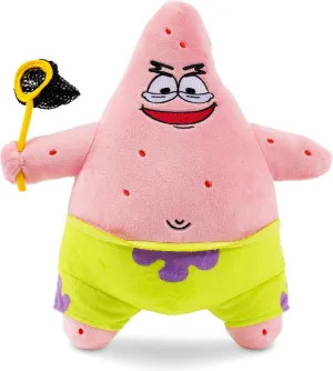 Nickelodeon Spongebob Squarepants Patrick Star Jellyfishing 10-Inch Collector Plush Toy, Large Soft Stuffed Animal