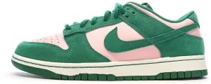 Nike Dunk Low Retro SE Men's Shoes (FZ0549-600, Medium Soft Pink/Sail/Malachite) Size 11
