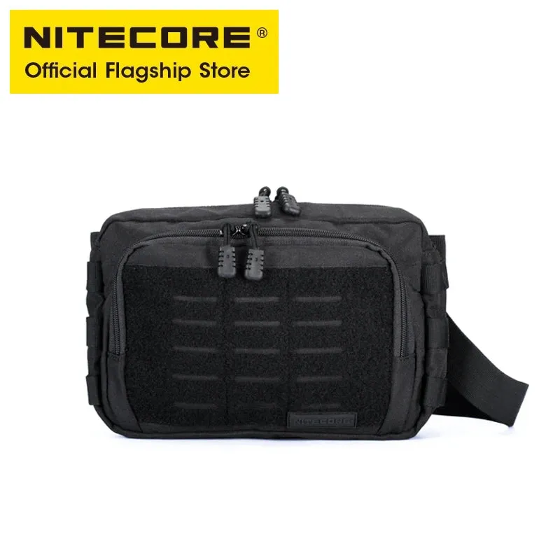NITECORE NUP30 Tactical Sling Bag 600D Nylon Molle Crossbody Pack for Outdoors