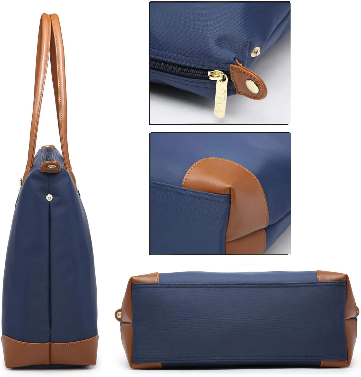 NNEE® Water Resistance Nylon Tote Bag & Multiple Pocket Design