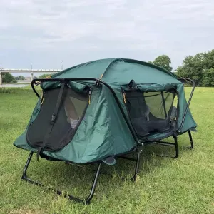 No-Build Off-The-Ground Tent Outdoor Single and Double Rainproof Thickened Sunscreen Field Tent, 21080120cm