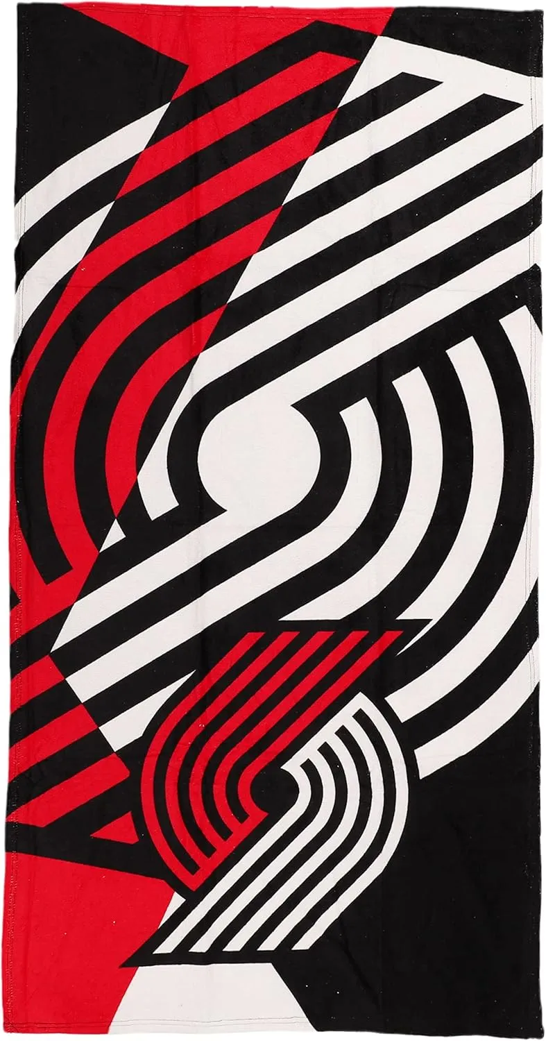 NORTHWEST Portland Trailblazers 30 x 60 inch Beach Towel, Puzzle Design