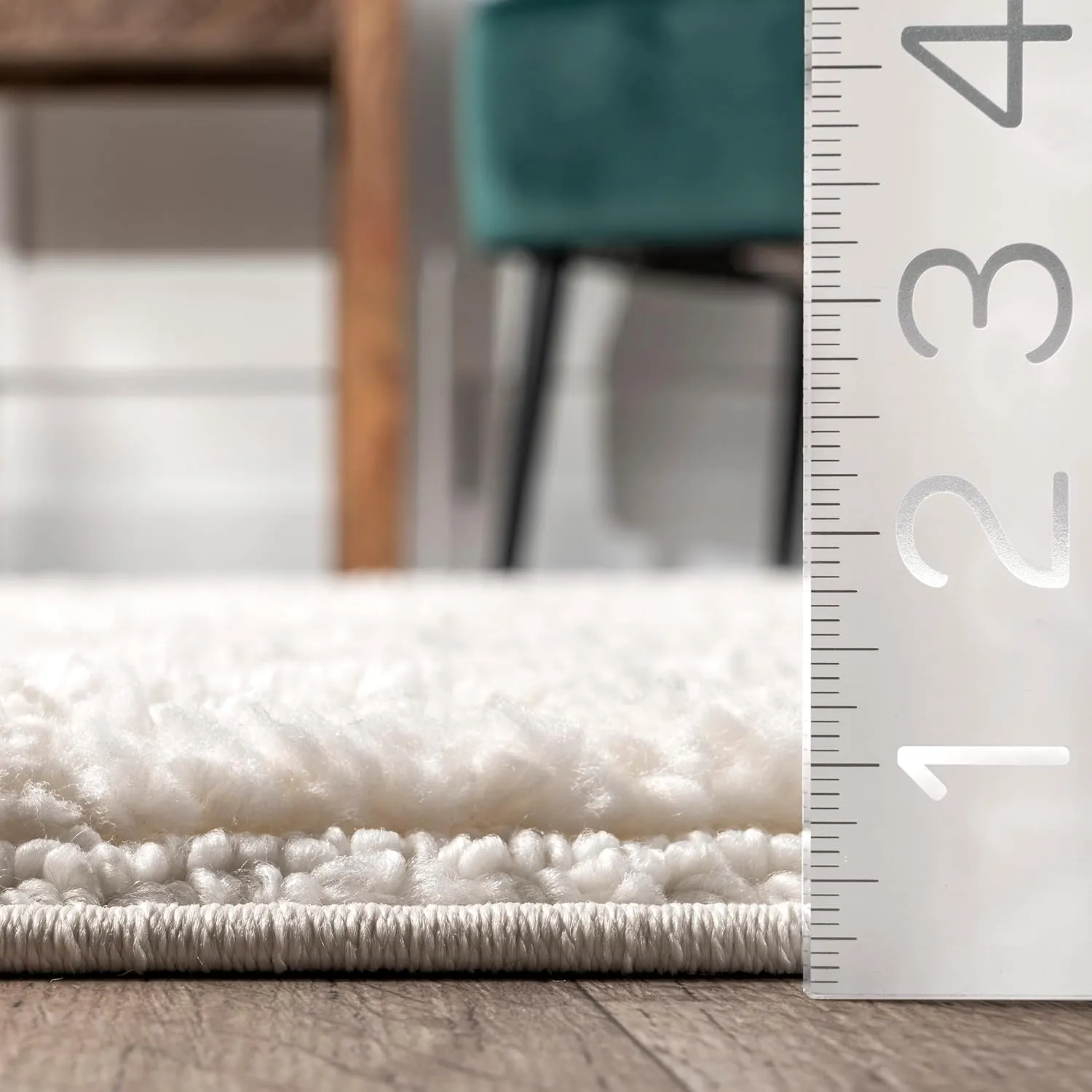 nuLOOM Janece Casual Striped Jute Area Rug, 4x6, Beige