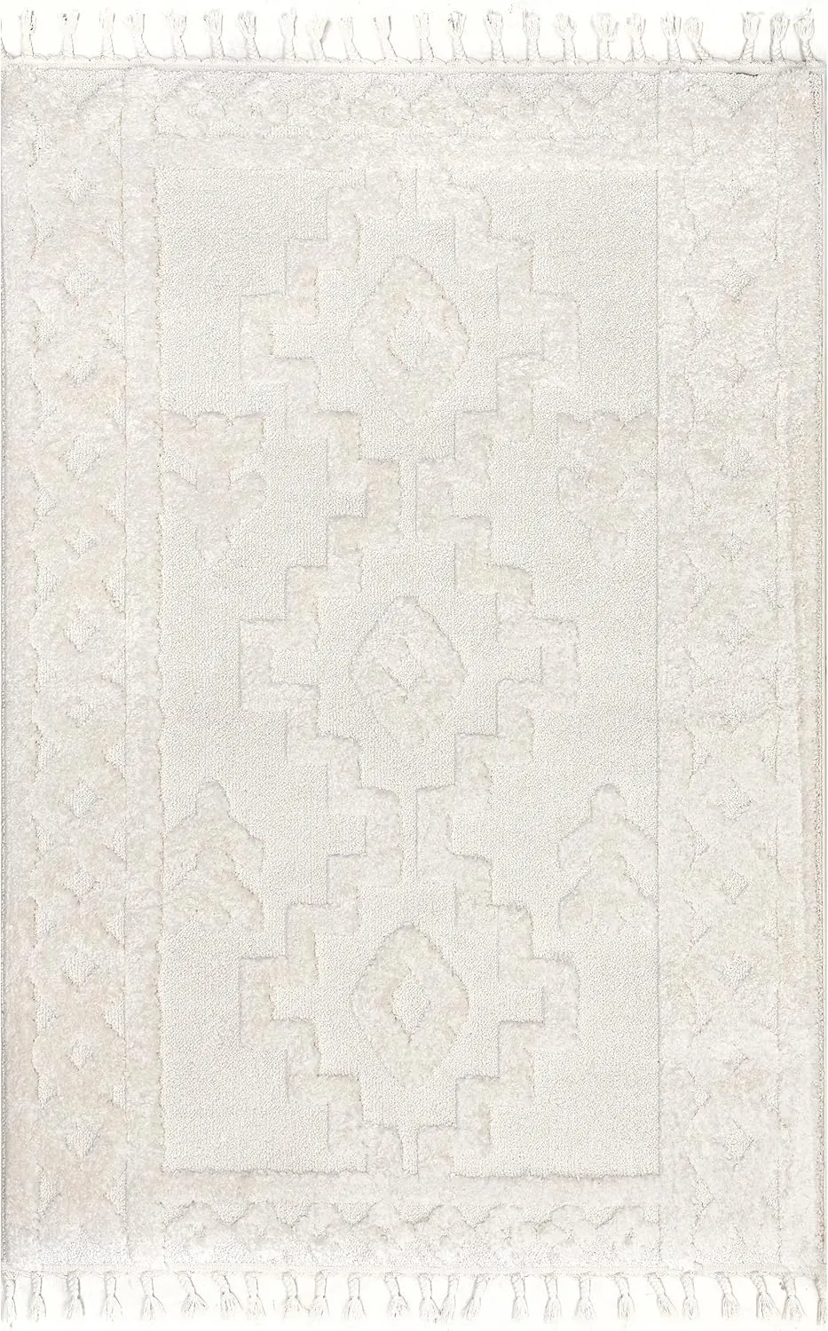 nuLOOM Janece Casual Striped Jute Area Rug, 4x6, Beige